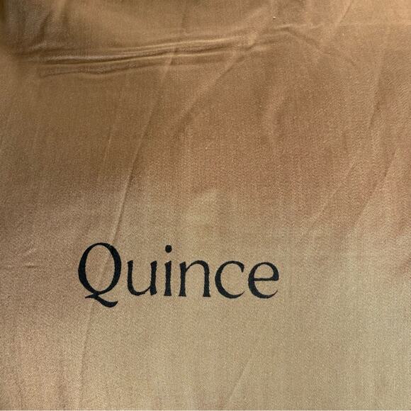 Quince Bamboo Duvet Cover Set Clay Size Full/Queen - Picture 9 of 15